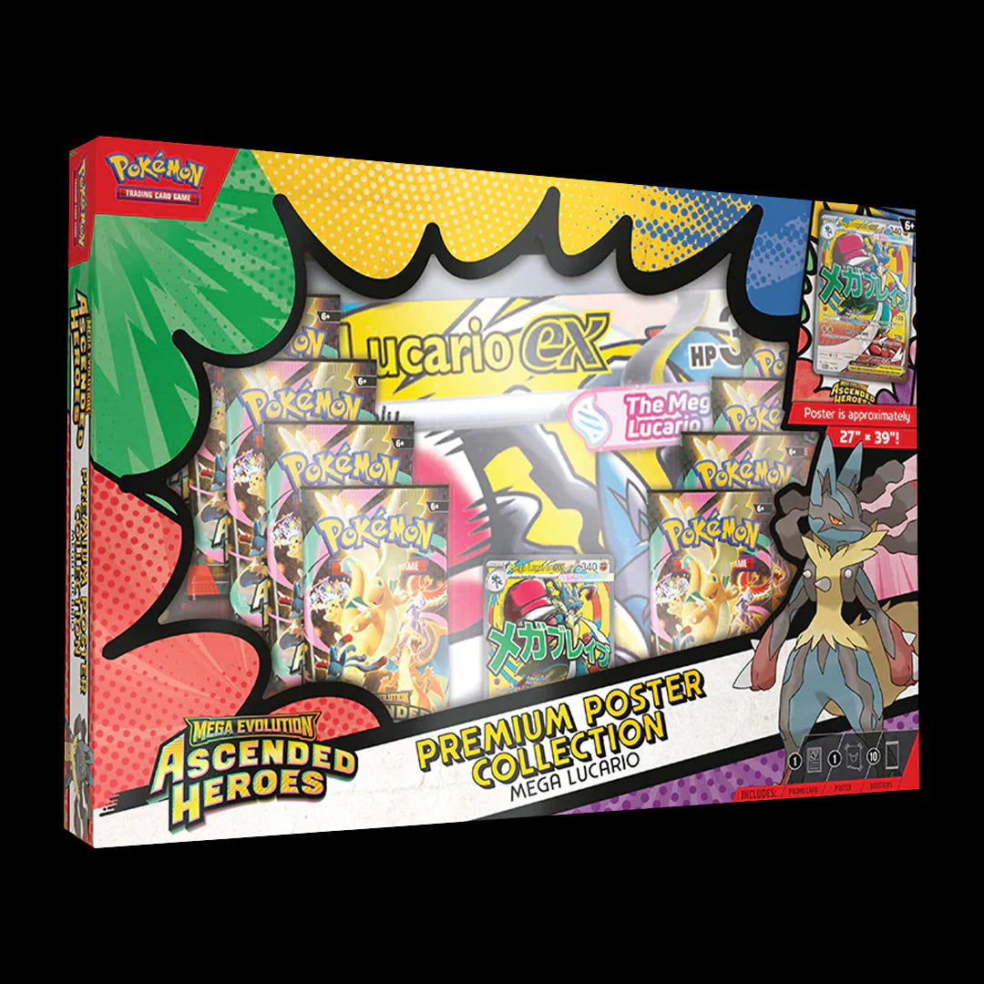 Ascended Heroes Premium Poster Collection Mega Garde/Lucario