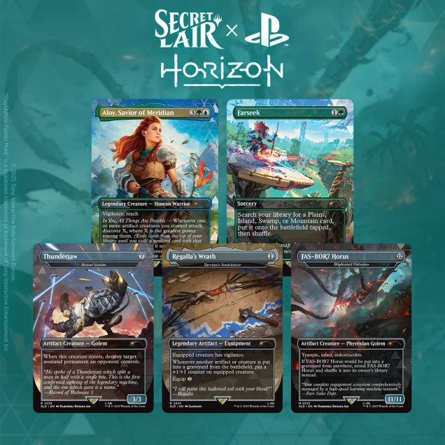 MTG: Secret Lair Drop Horizon Zero Dawn: Huntress and the Machines- Regular