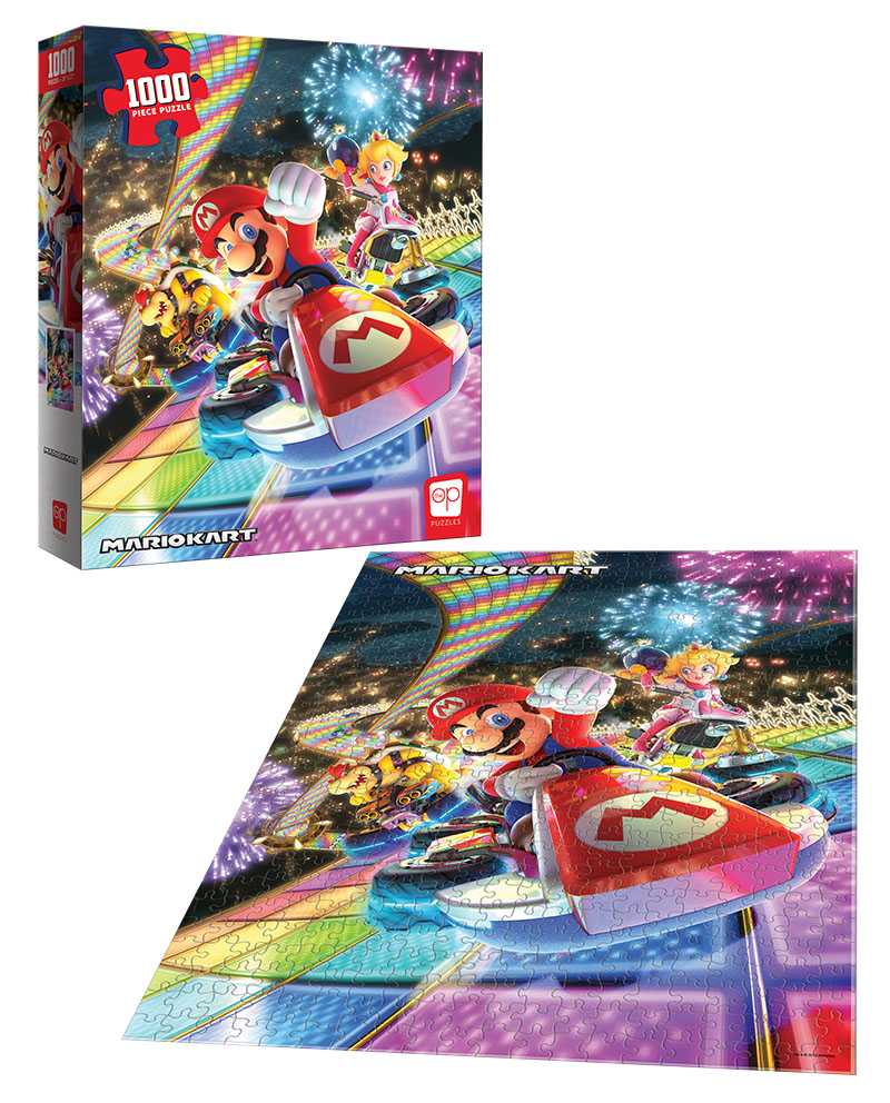 Mario Kart Raimbow Road 1000 piece puzzle