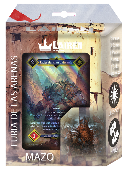 Mazo Preconstruido Lairen - Furia de las arenas - Enano / Desertor