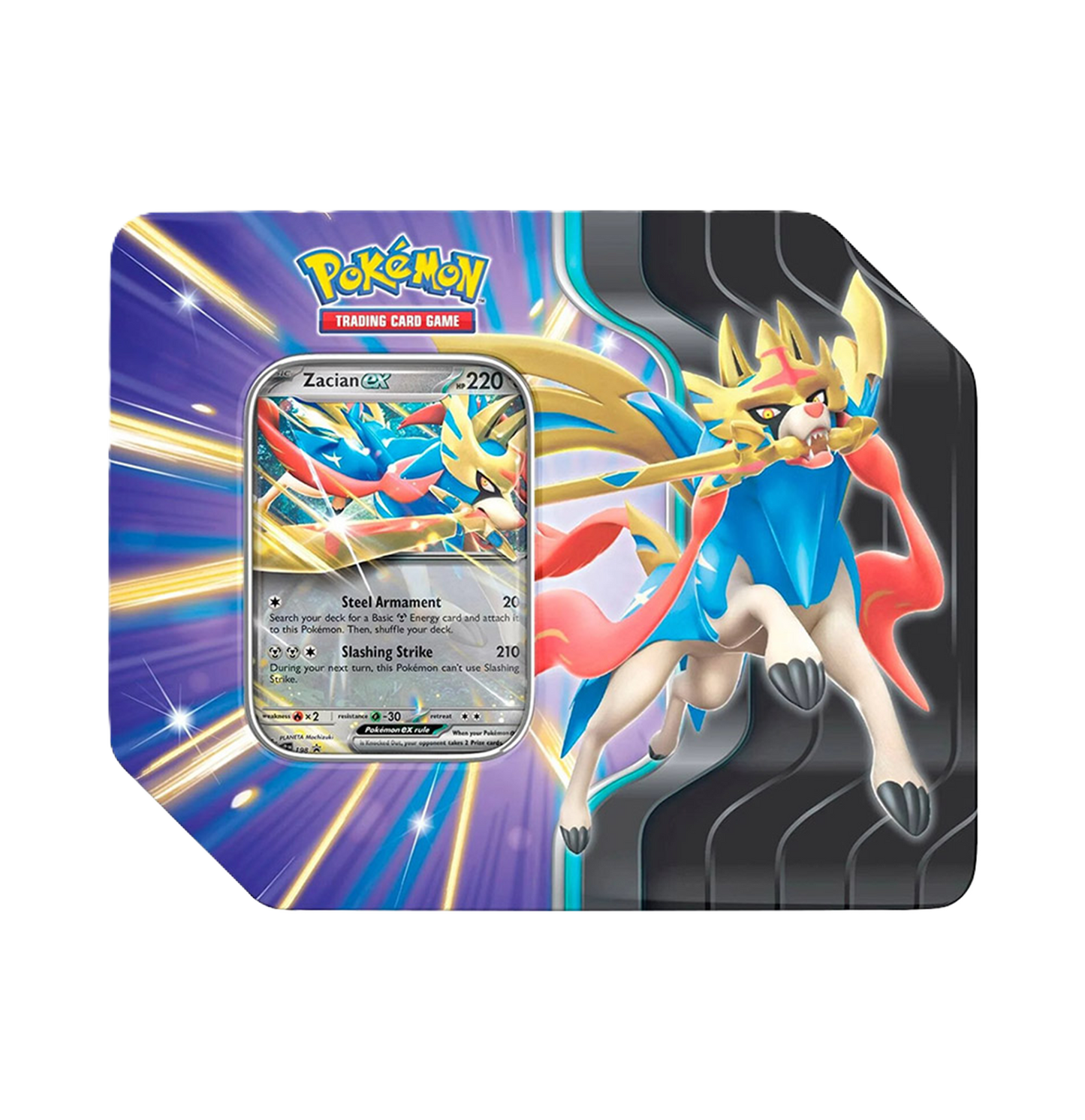 Pokémon Slashing Legends Tin Zacian ex - Koraidon ex