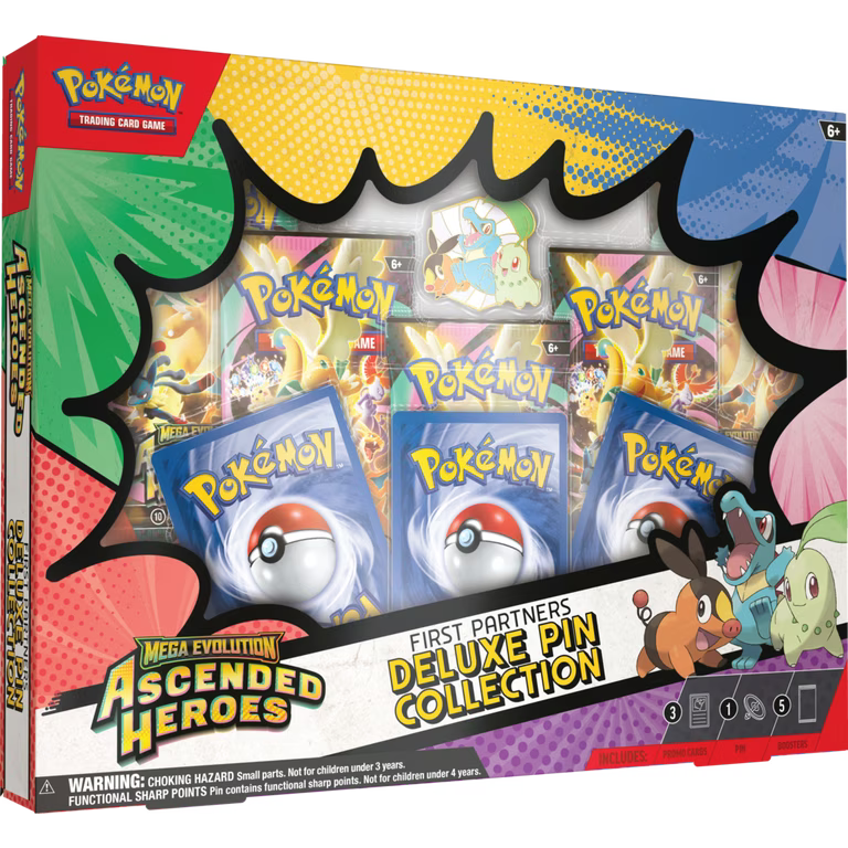 Pokémon TCG: Ascended Heroes First Partner Deluxe Pin Collection