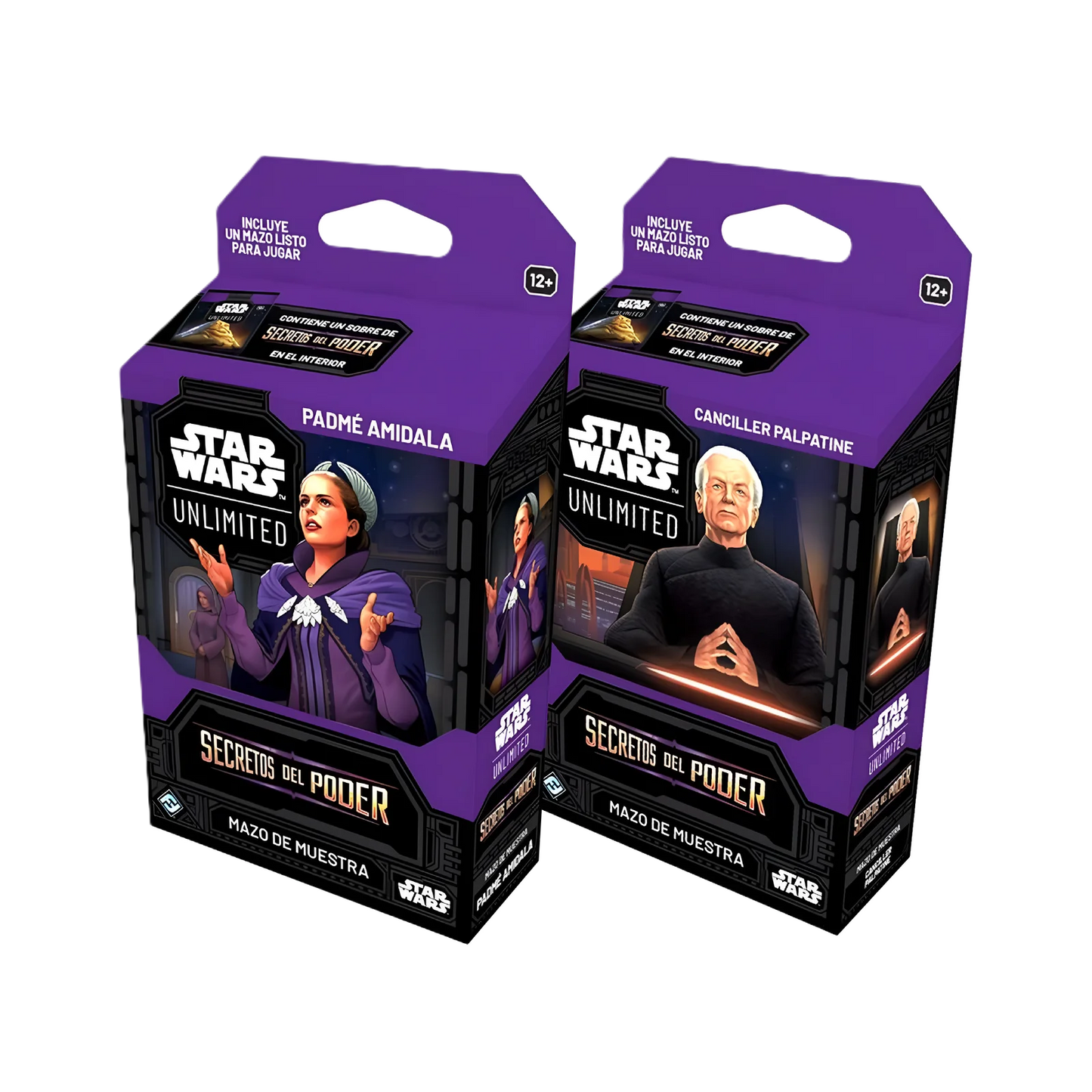 Star Wars Unlimited: Secretos del Poder (Canciller Palpatine & Padmé Amidala) – Mazos
